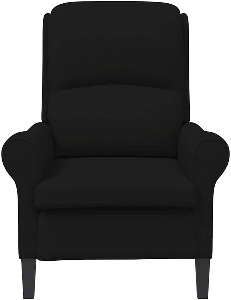 Fotelis krėslas Juoda 76 x 94 x 102 cm Mikropluoštas