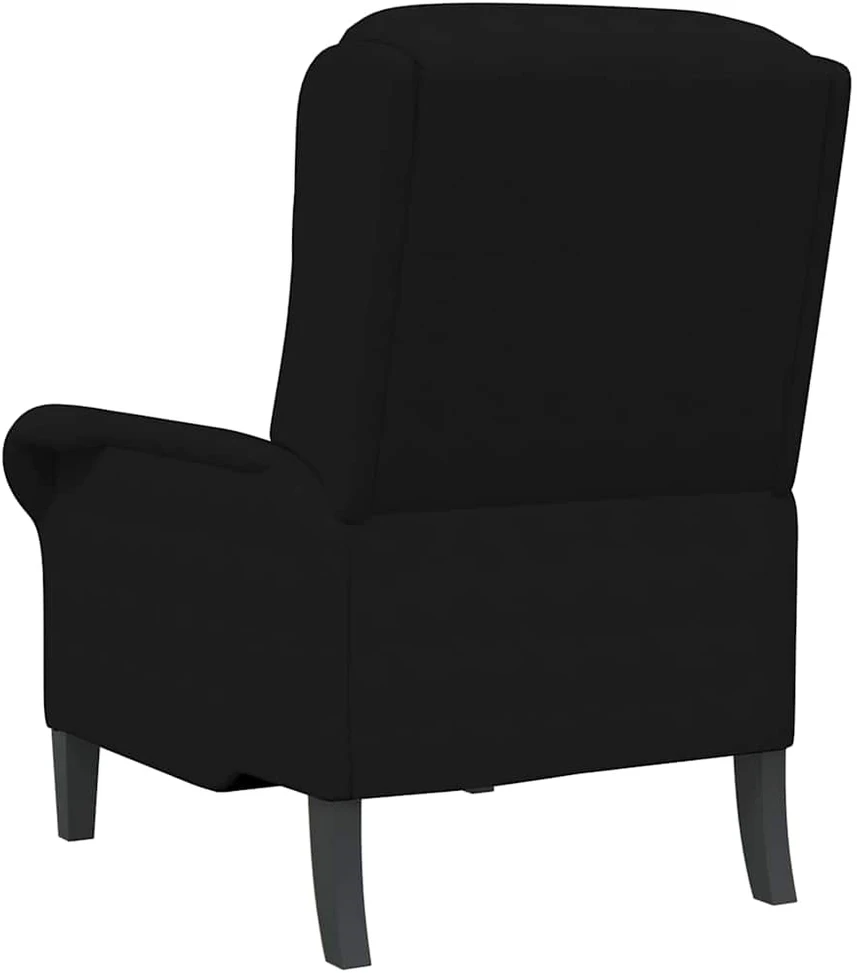Fotelis krėslas Juoda 76 x 94 x 102 cm Mikropluoštas