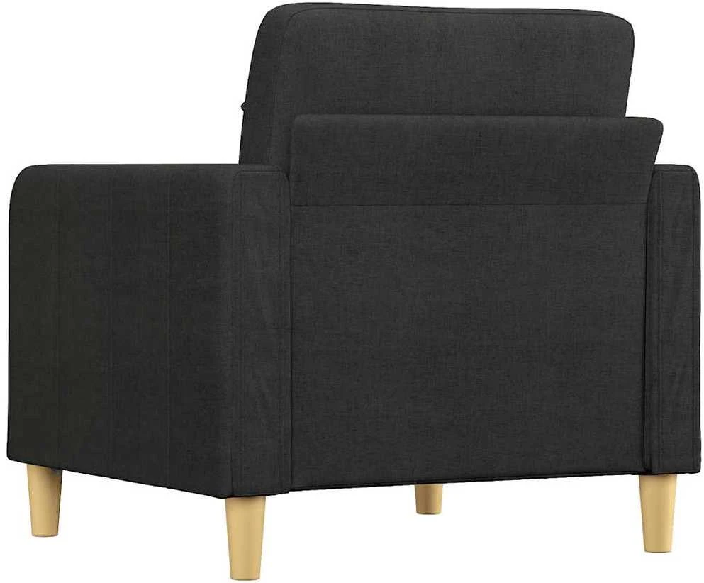 Sofa Krėslas, juodos spalvos, 60cm, audinys