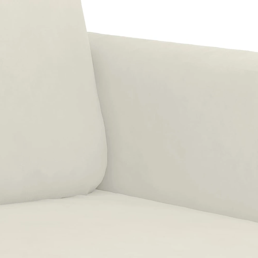 Sofa Krėslas, kreminės spalvos, 60cm, aksomas