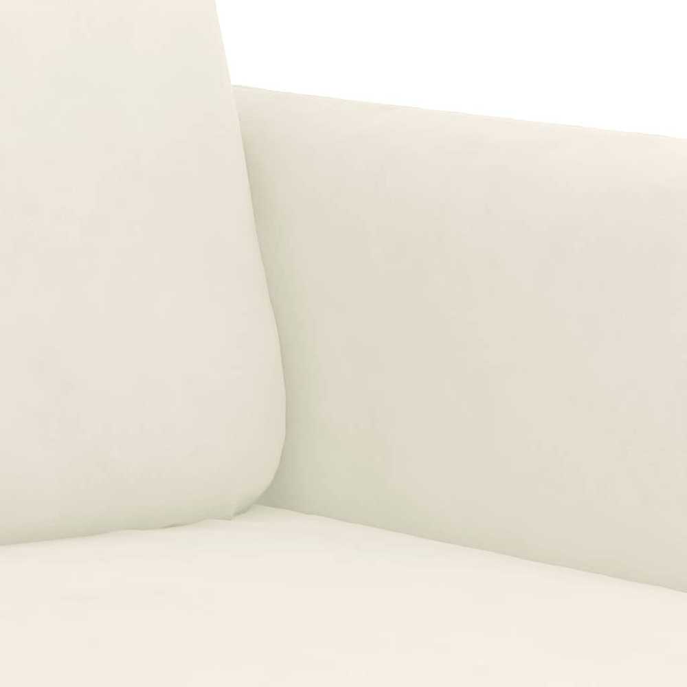 Sofa Krėslas, kreminės spalvos, 60cm, aksomas