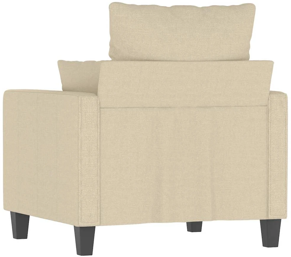 Sofa Krėslas, kreminės spalvos, 60cm, audinys