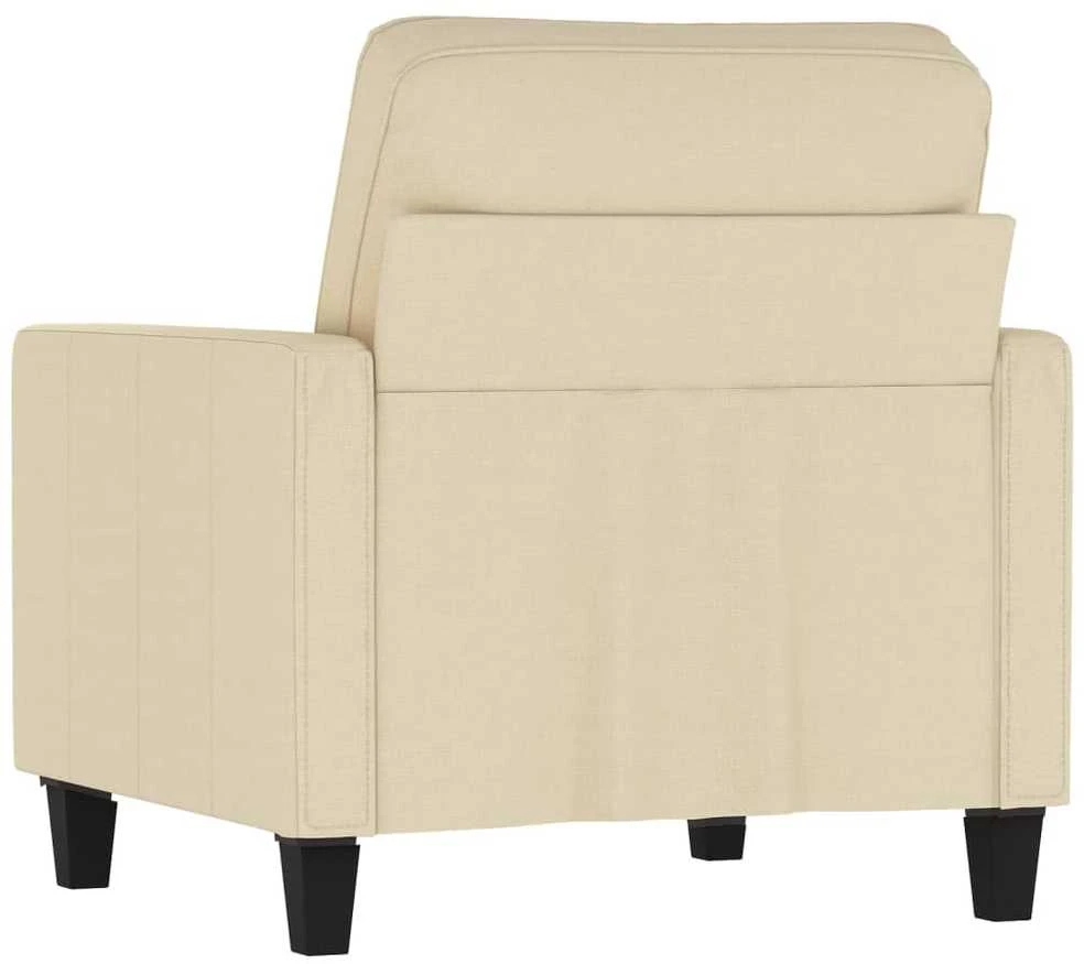 Sofa Krėslas, kreminės spalvos, 60cm, audinys