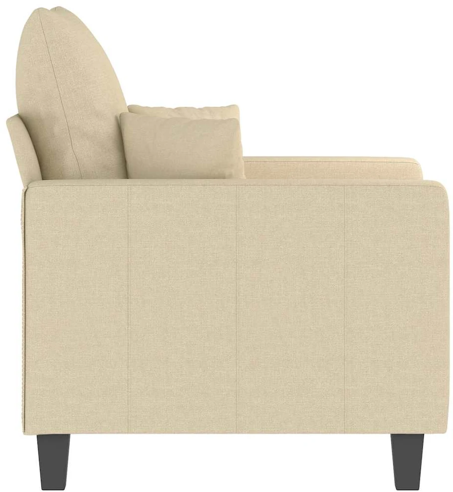 Sofa Krėslas, kreminės spalvos, 60cm, audinys