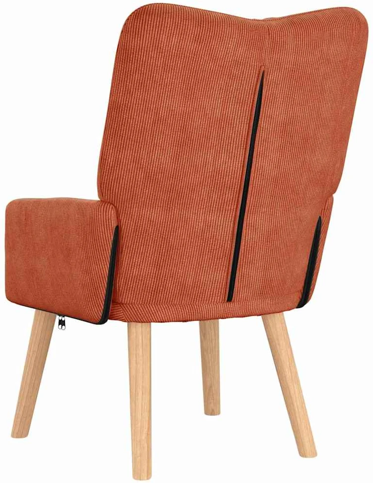 Fotelis krėslas Raudona oranžinė 63 x 67 x 94 cm audinys