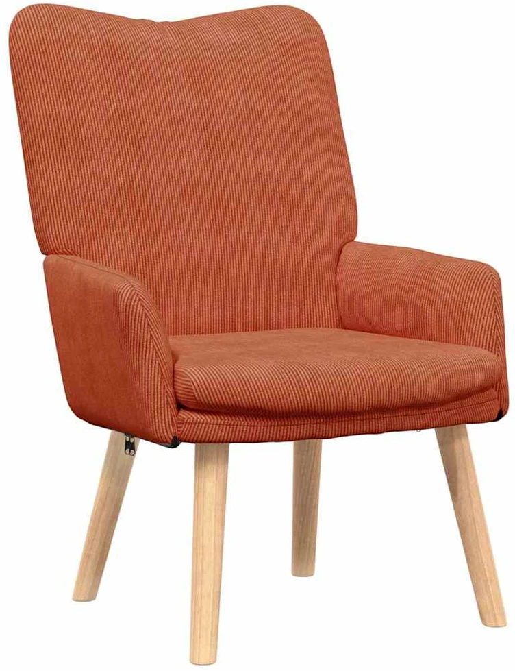 Fotelis krėslas Raudona oranžinė 63 x 67 x 94 cm audinys