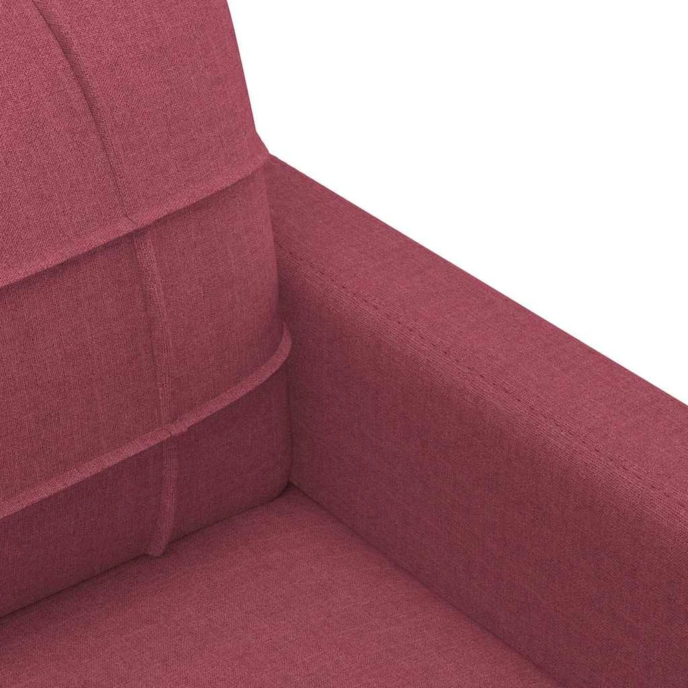Sofa Krėslas, raudonojo vyno spalvos, 60cm, audinys