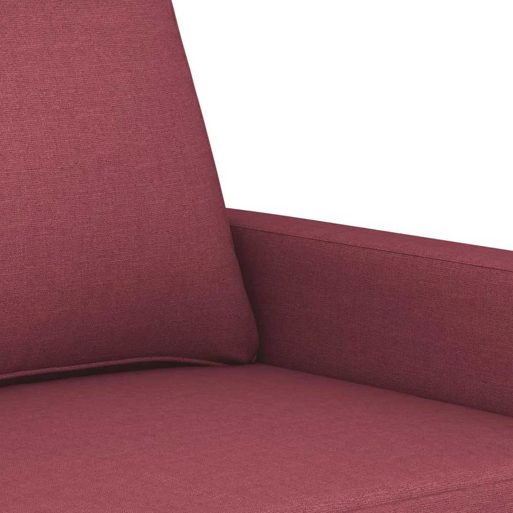 Sofa Krėslas, raudonojo vyno spalvos, 60cm, audinys
