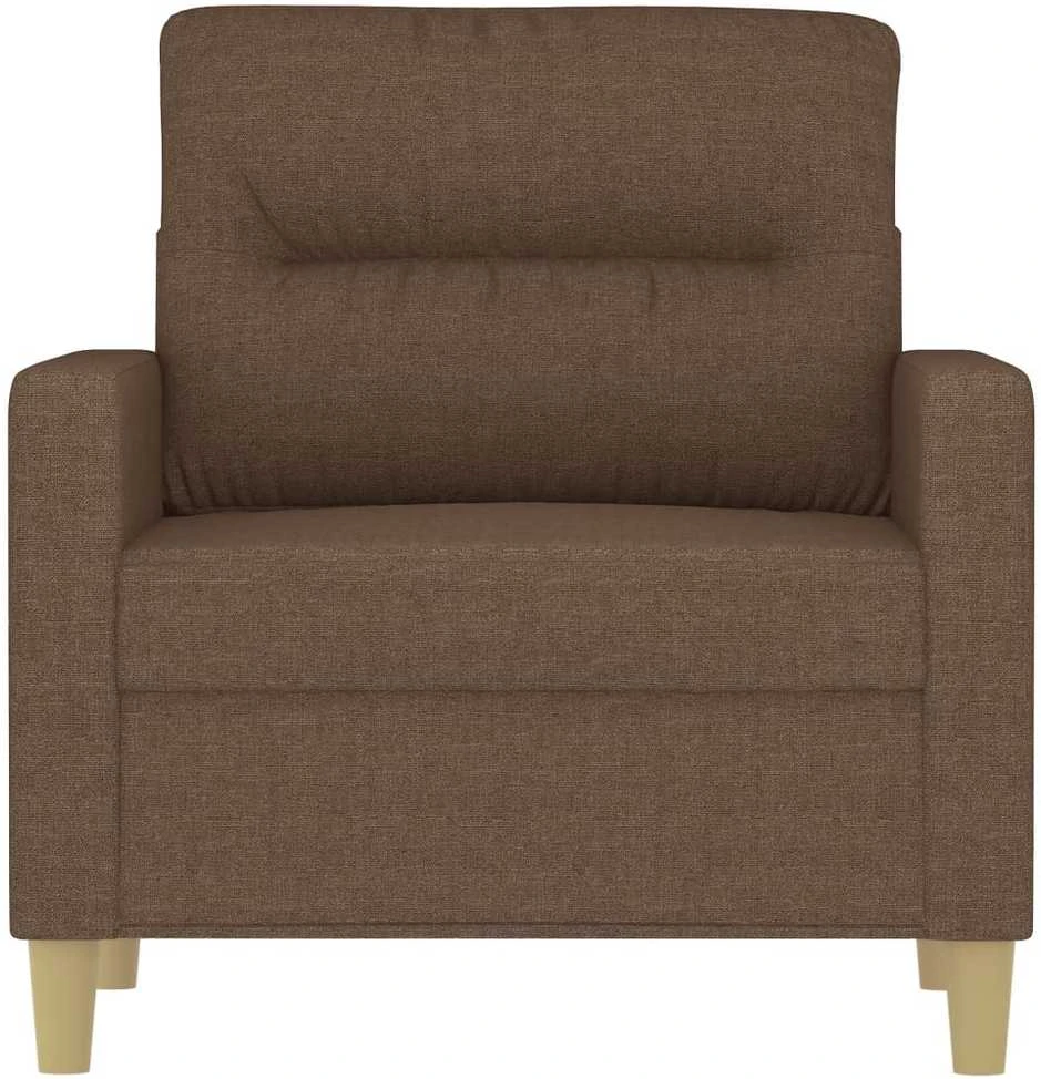Sofa Krėslas, rudos spalvos, 60cm, audinys