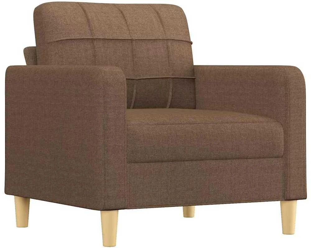 Sofa Krėslas, rudos spalvos, 60cm, audinys