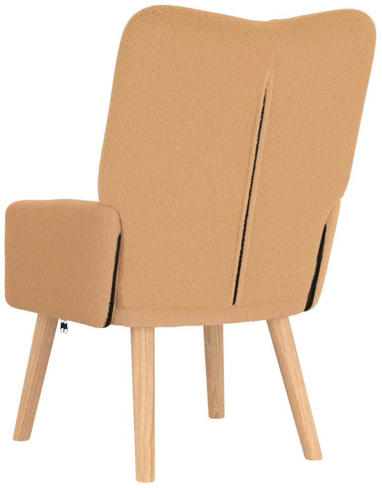 Fotelis krėslas Smėlio 63 x 67 x 94 cm Poliesteris ir fanera