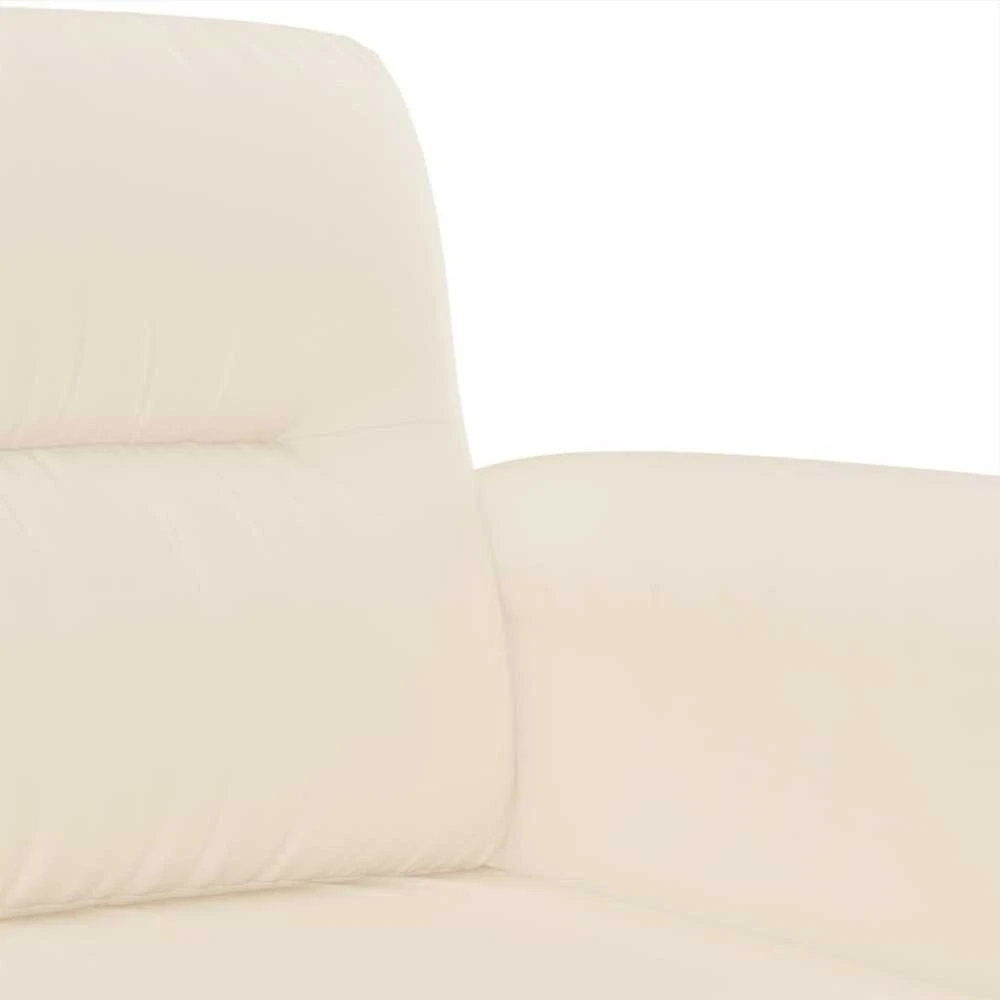 Sofa Krėslas, smėlio spalvos, 60cm, mikropluošto audinys