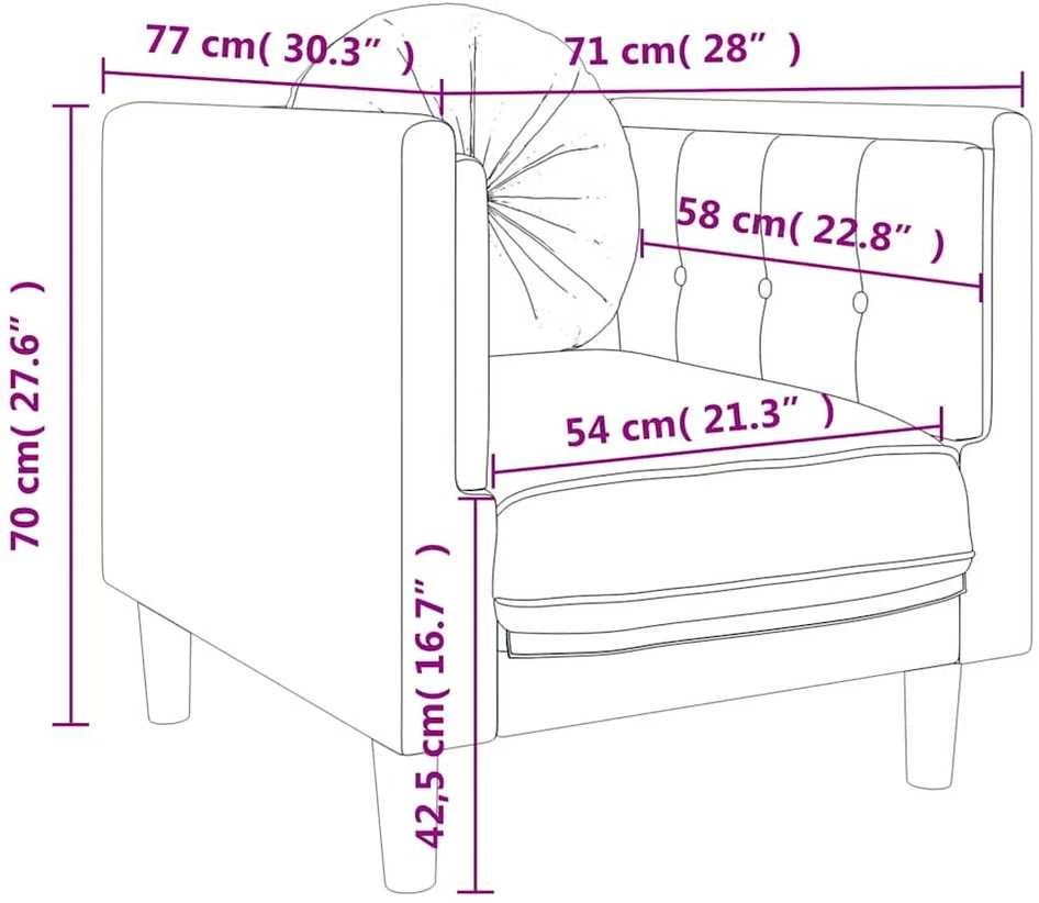 Sofa Krėslas su pagalvėle, tamsiai žalios spalvos, aksomas