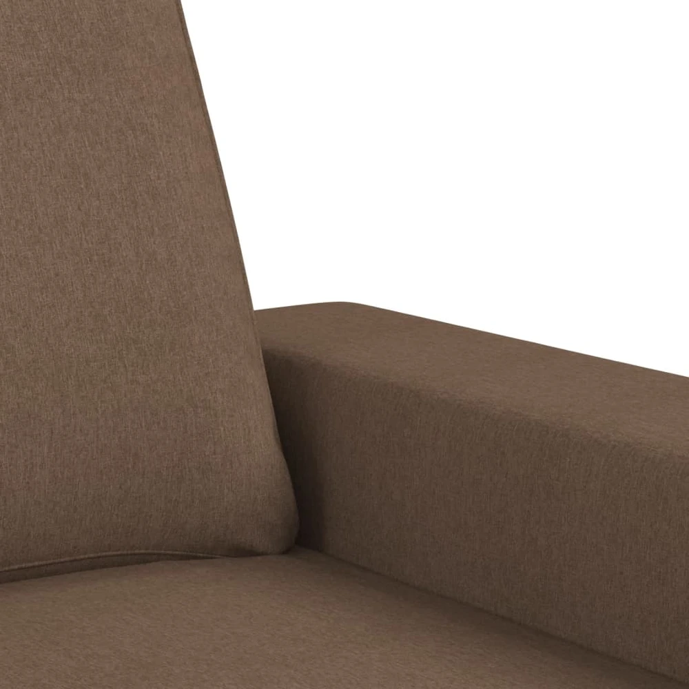 Sofa Krėslas su pakoja, rudos spalvos, 60cm, audinys