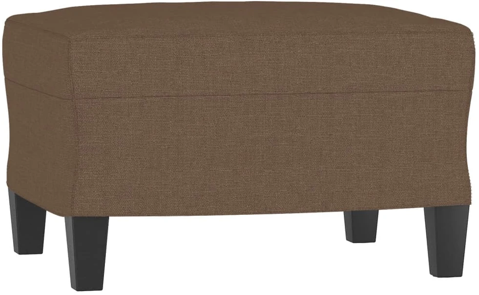 Sofa Krėslas su pakoja, rudos spalvos, 60cm, audinys