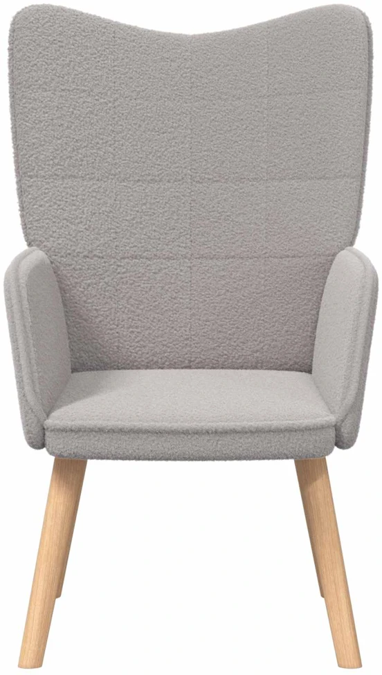 Fotelis krėslas Šviesiai pilka 62 x 67 x 95,5 cm Šerpos audinys