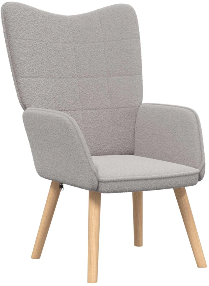 Fotelis krėslas Šviesiai pilka 62 x 67 x 95,5 cm Šerpos audinys