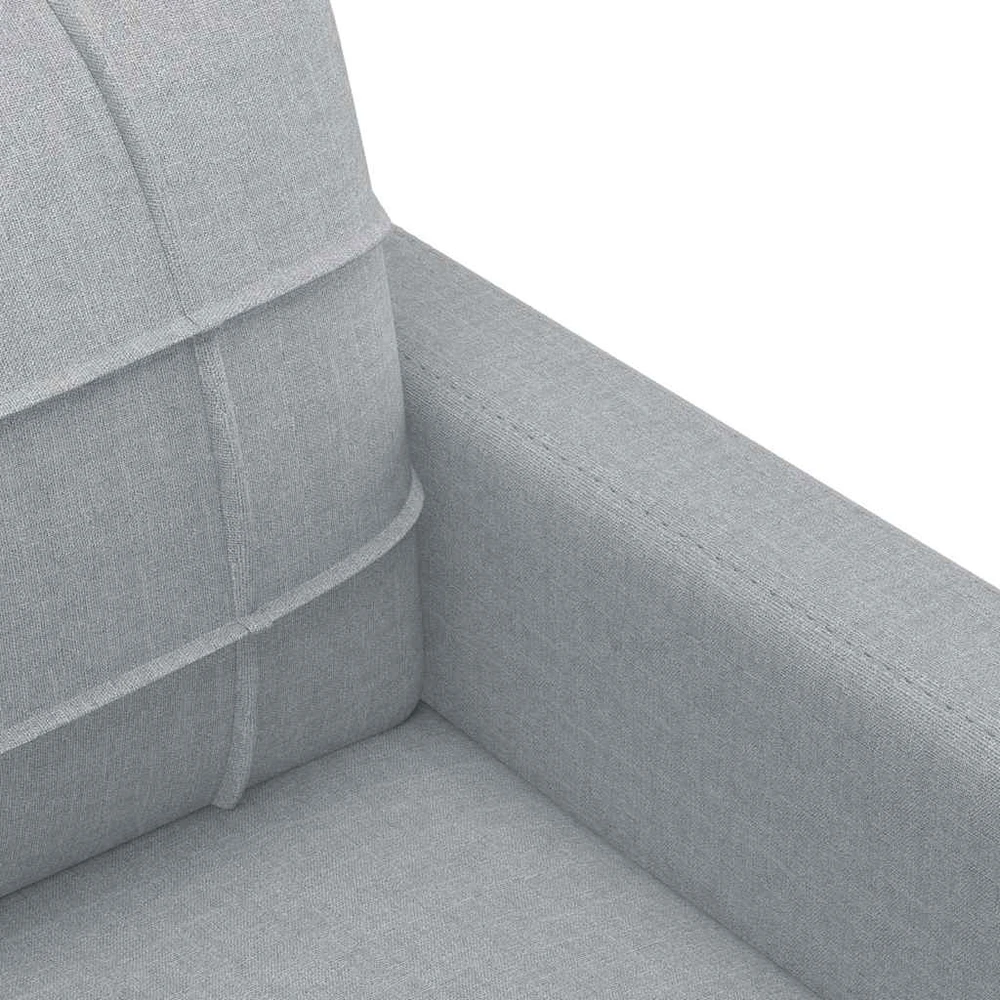 Sofa Krėslas, šviesiai pilkos spalvos, 60cm, audinys
