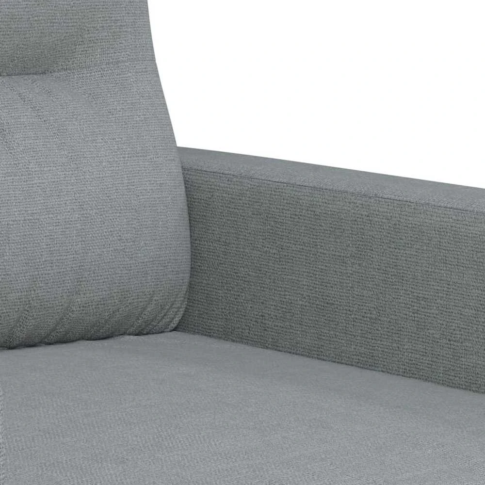 Sofa Krėslas, šviesiai pilkos spalvos, 60cm, audinys