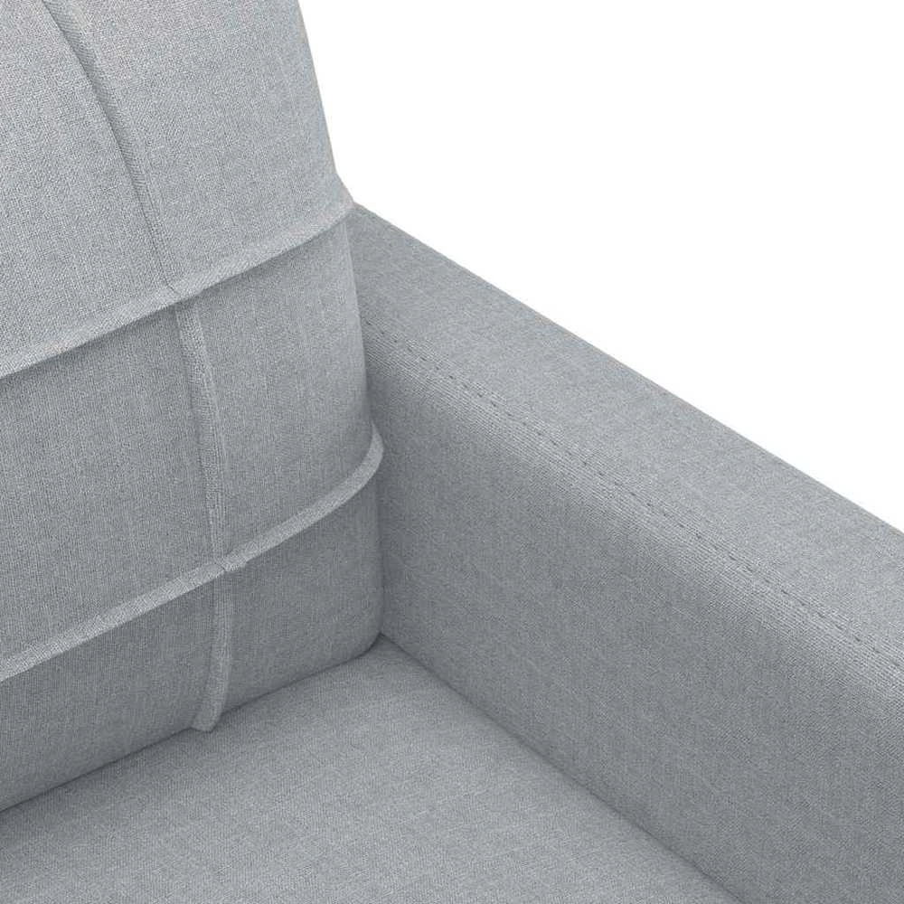 Sofa Krėslas, šviesiai pilkos spalvos, 60cm, audinys