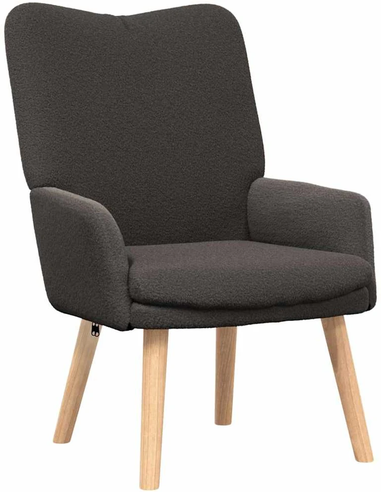 Fotelis krėslas Tamsiai pilka 63 x 67 x 94 cm