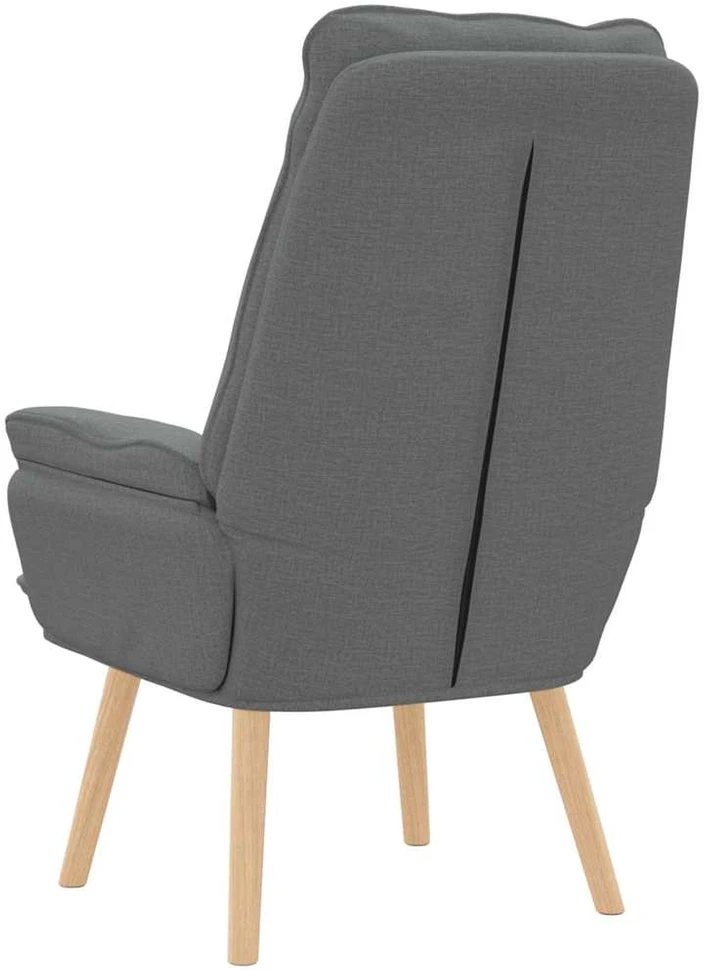 Fotelis krėslas Tamsiai pilka 69 x 74 x 93 cm Audinys ir Fanera