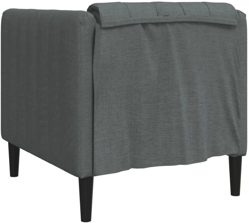 Sofa Krėslas, tamsiai pilkos spalvos, audinys