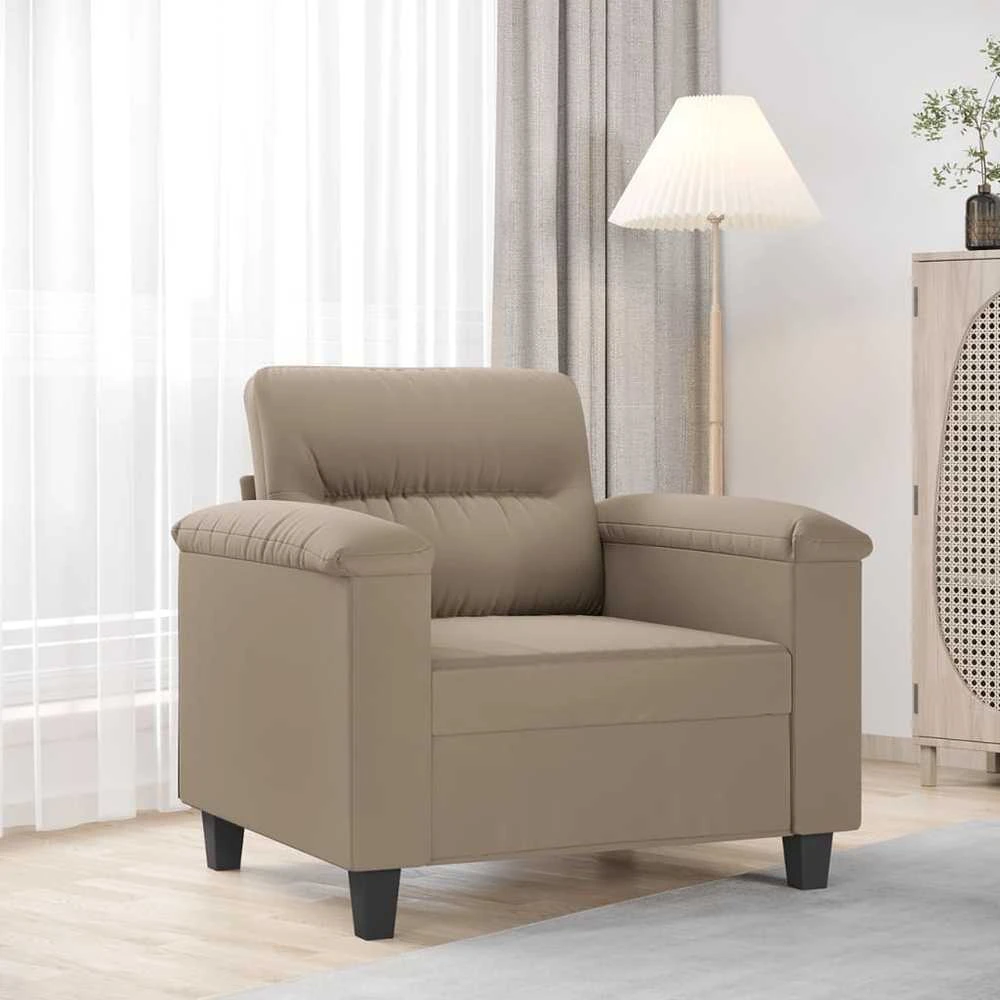 Sofa Krėslas, taupe spalvos, 60cm, mikropluošto audinys