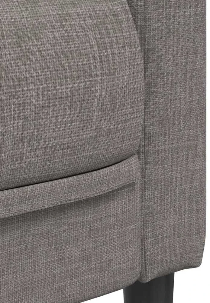 Fotelis Krėslas, taupe spalvos, audinys