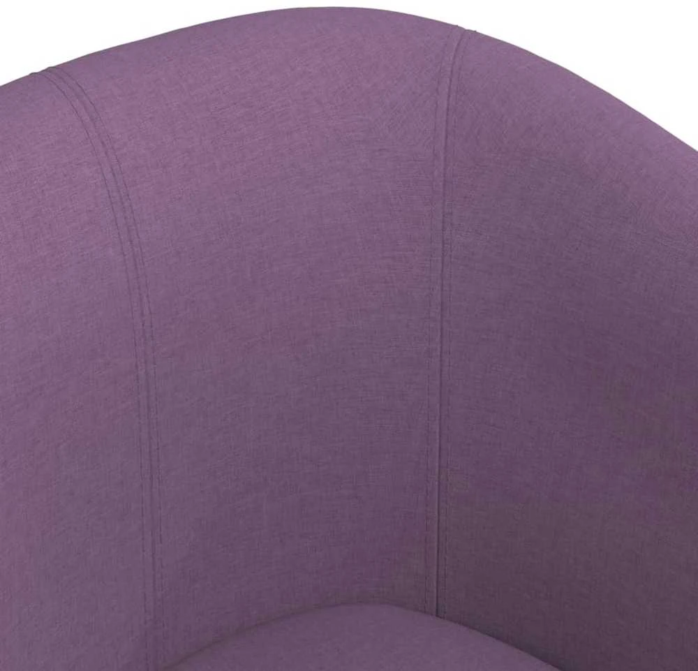 Fotelis Krėslas, violetinės spalvos, audinys