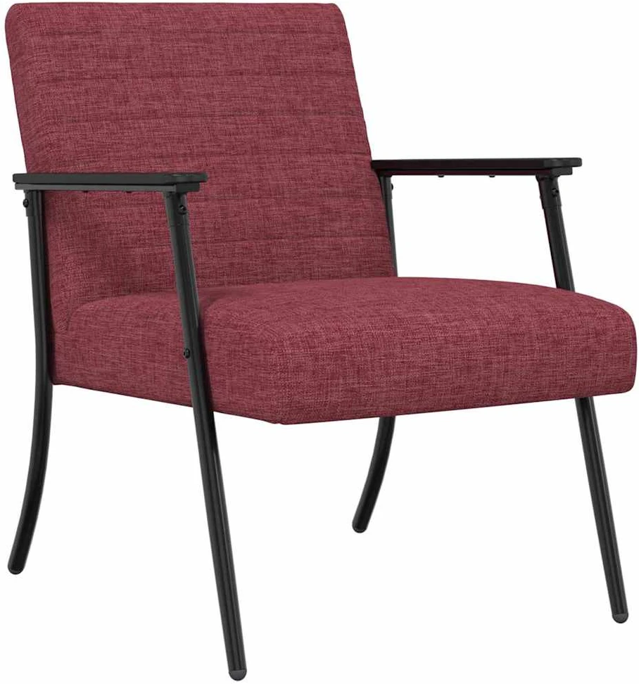 Fotelis krėslas Vyno raudona 59 x 75 x 78 cm audinys
