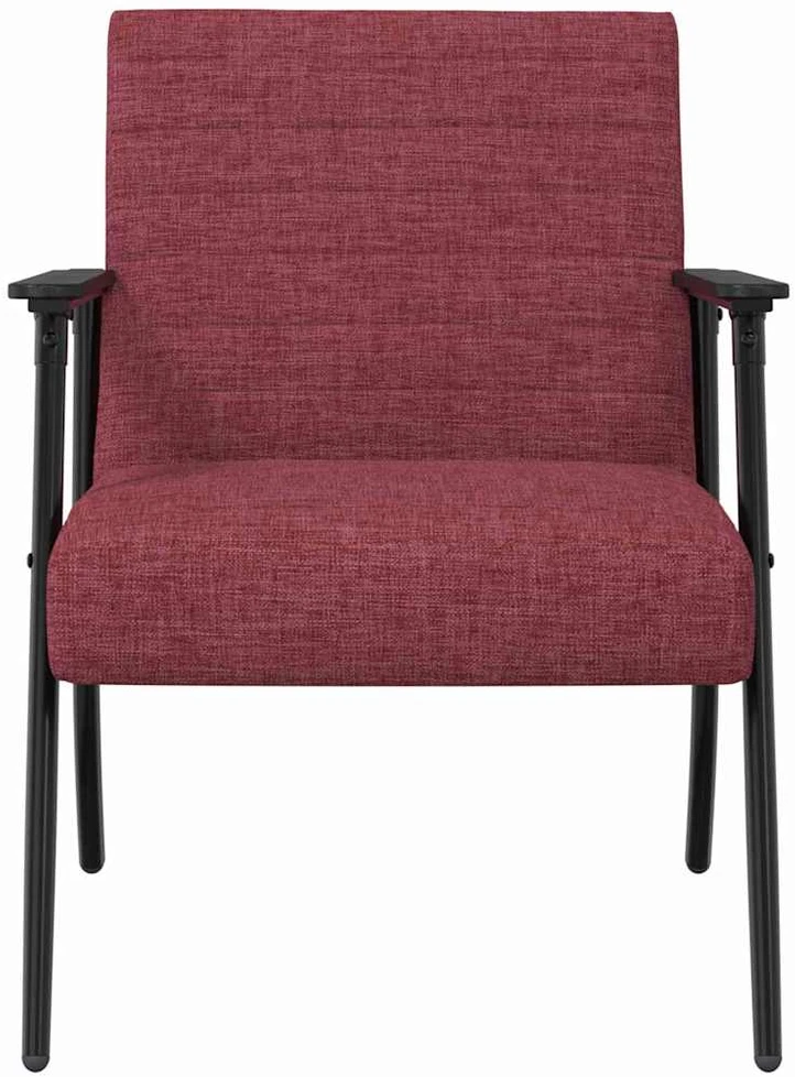 Fotelis krėslas Vyno raudona 59 x 75 x 78 cm audinys
