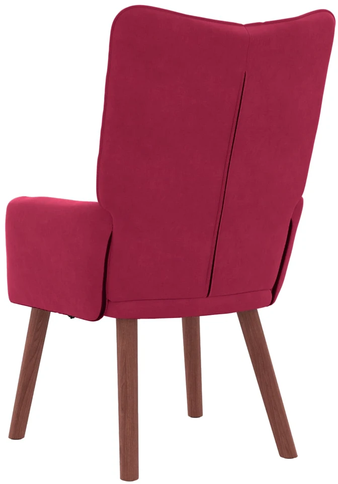 Fotelis krėslas Vyno raudona 63 x 67 x 94 cm Aksomas