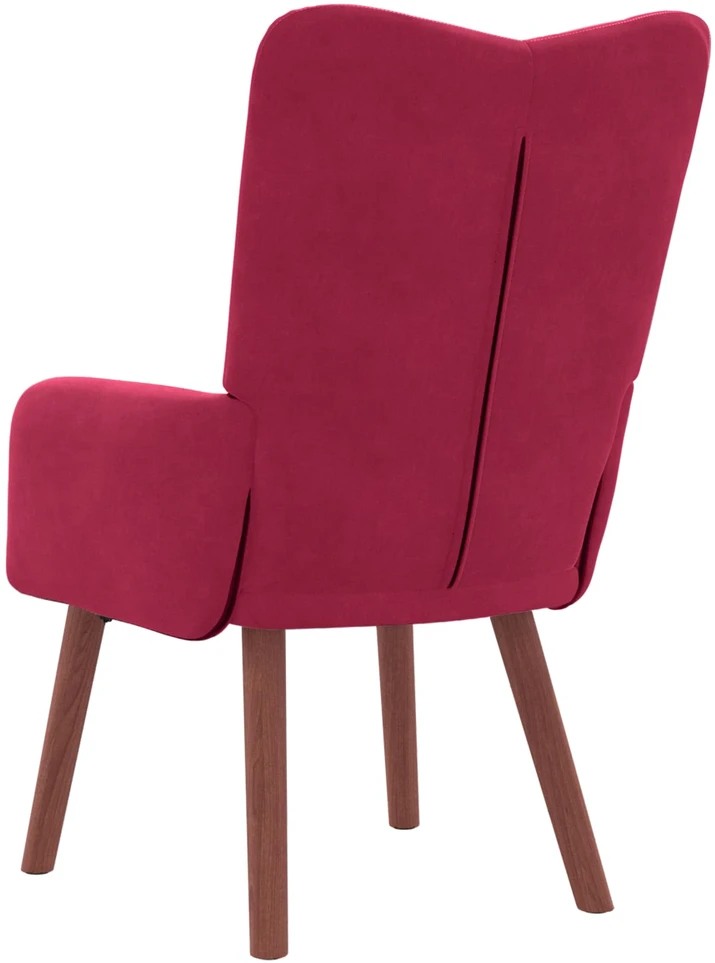 Fotelis krėslas Vyno raudona 63 x 67 x 94 cm Aksomas