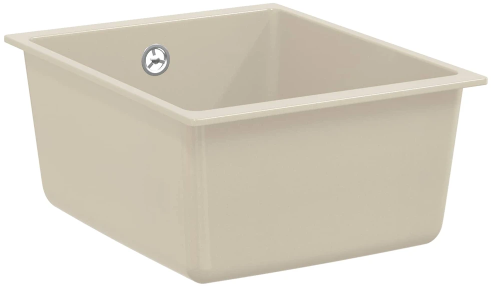 Kriauklė 80% Kvarcas ir 20% Derva 370 x 460 mm Smėlio