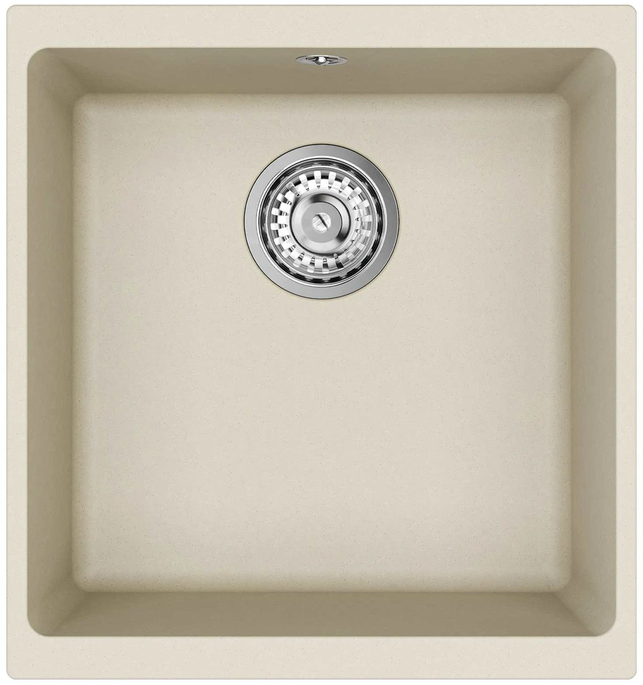 Kriauklė 80% Kvarcas ir 20% Derva 430 x 460 mm Smėlio