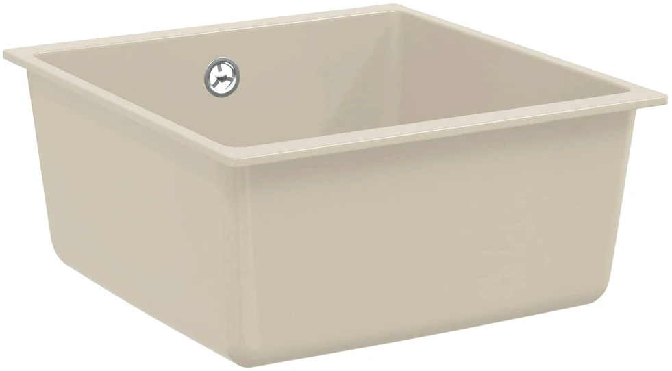Kriauklė 80% Kvarcas ir 20% Derva 430 x 460 mm Smėlio