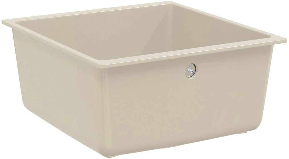 Kriauklė 80% Kvarcas ir 20% Derva 430 x 460 mm Smėlio