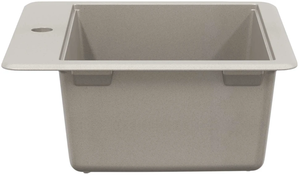 Kriauklė 80% Kvarcas ir 20% Derva 470 x 440 mm Pilka