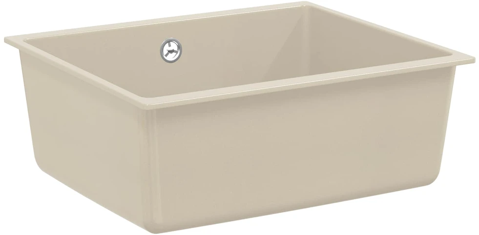 Kriauklė 80% Kvarcas ir 20% Derva 530 x 460 mm Smėlio