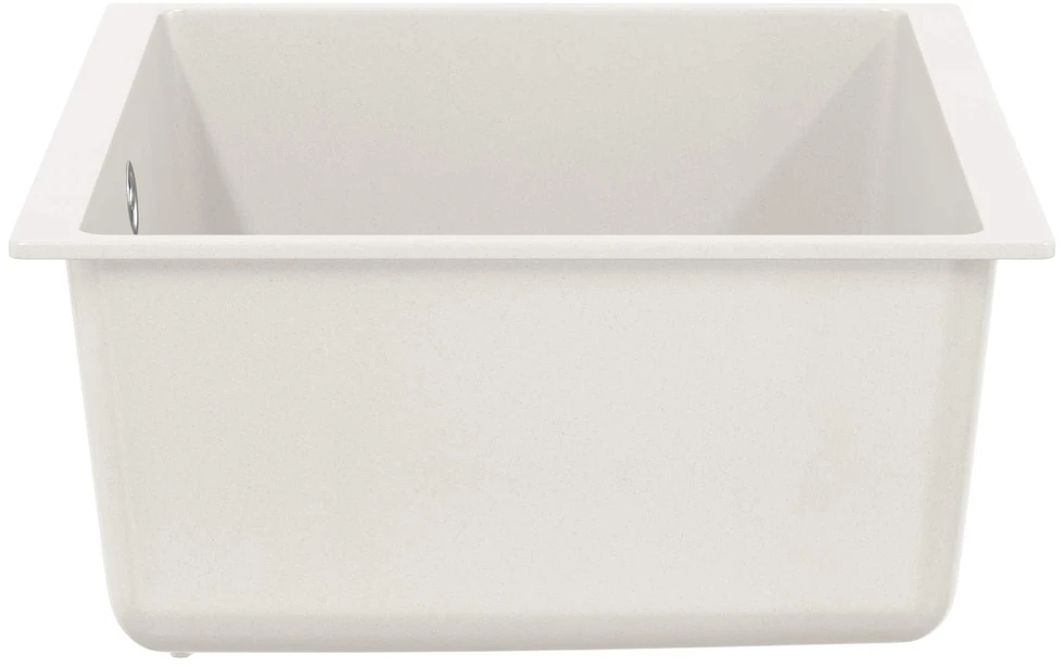 Kriauklė 80% Kvarcas ir 20% Derva 530 x 460 mm Balta