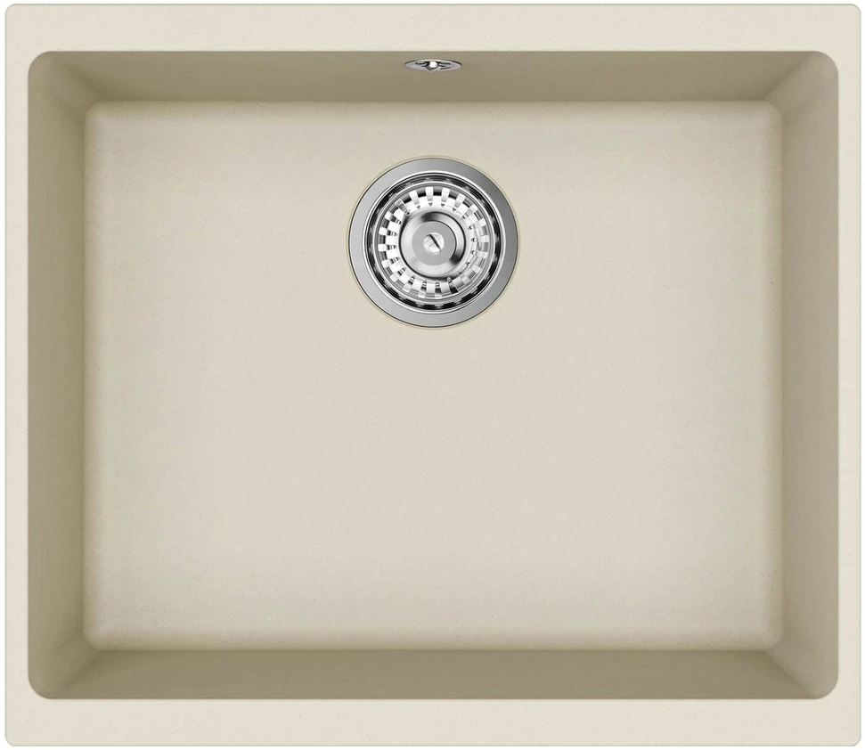Kriauklė 80% Kvarcas ir 20% Derva 530 x 460 mm Smėlio