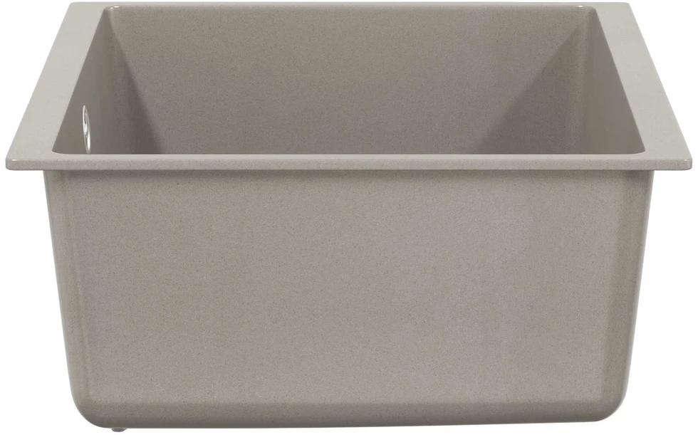 Kriauklė 80% Kvarcas ir 20% Derva 530 x 460 mm Pilka