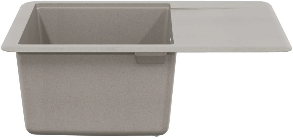 Kriauklė 80% Kvarcas ir 20% Derva 560 x 460 mm Pilka