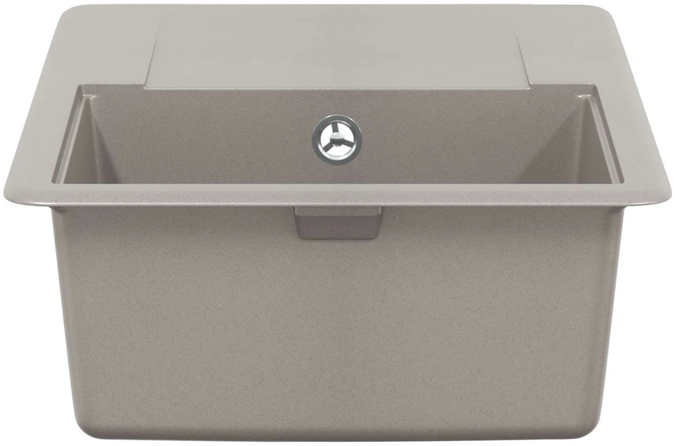 Kriauklė 80% Kvarcas ir 20% Derva 670 x 460 mm Pilka
