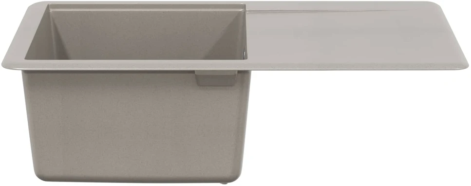 Kriauklė 80% Kvarcas ir 20% Derva 670 x 460 mm Pilka