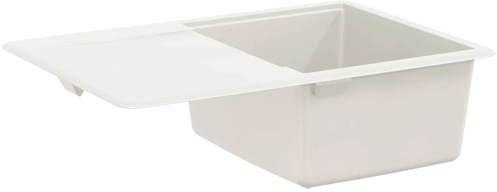 Kriauklė 80% Kvarcas ir 20% Derva 670 x 460 mm Balta