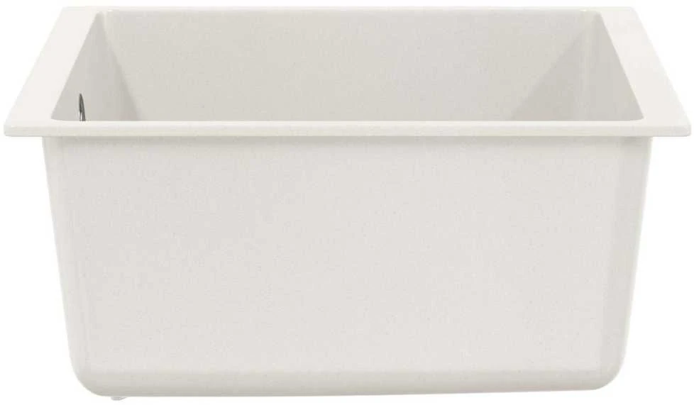 Kriauklė 80% Kvarcas ir 20% Derva 430 x 460 mm Balta