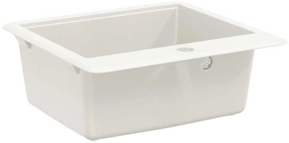 Kriauklė 80% Kvarcas ir 20% Derva 470 x 440 mm Balta