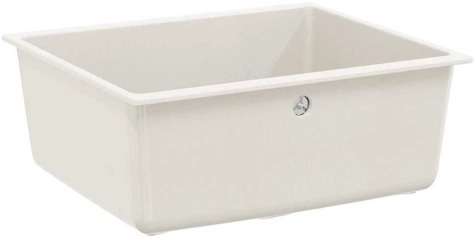 Kriauklė 80% Kvarcas ir 20% Derva 530 x 460 mm Balta